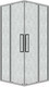 Миниатюра изображения товара Душевой уголок Grossman Cosmo 80x80x195 / 300.K33.02.8080.10.02 (хром/шиншилла стекло)