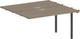 Миниатюра изображения товара Комплект столов модульных Norden 320x163.8x75 / SG.219.OD.44.AN (антрацит/дуб темный)