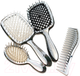 Миниатюра изображения товара Расческа Janeke Superbrush Small Limited Edition CRSP235 BIA (серебристый/белый)