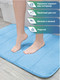 Миниатюра изображения товара Коврик для туалета Вилина Велюр / 7191 (50x60, голубой)