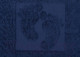 Миниатюра изображения товара Полотенце АртПостель Ножки классик Темно-синий (50x70)