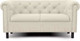 Миниатюра изображения товара Диван Brioli Винчестер двухместный (J1/кремовый)