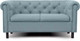 Миниатюра изображения товара Диван Brioli Винчестер двухместный (J14/голубой)