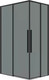 Миниатюра изображения товара Душевой уголок Grossman Galaxy 110x90x195 / 300.K33.01.1190.21.10 (черный матовый/тонированное стекло)