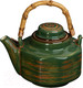 Миниатюра изображения товара Заварочный чайник Luxstahl China Town HM05152 / фк8517 (слоновая кость/зеленый)