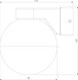 Миниатюра изображения товара Бра Elektrostandard MRL 1028 (черный)