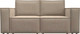 Миниатюра изображения товара Диван Лига Диванов Куба мини / 121871 (велюр бежевый)