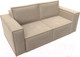 Миниатюра изображения товара Диван Лига Диванов Куба мини / 121871 (велюр бежевый)