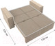 Миниатюра изображения товара Диван Лига Диванов Куба мини / 121871 (велюр бежевый)