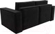 Миниатюра изображения товара Диван Лига Диванов Куба мини / 121876 (велюр черный)