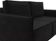 Миниатюра изображения товара Диван Лига Диванов Либерти мини / 121906 (микровельвет черный)