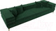 Миниатюра изображения товара Диван Лига Диванов Лига-021 / 119117 (велюр зеленый)