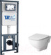 Миниатюра изображения товара Унитаз подвесной с инсталляцией AM.PM X-Joy C851701SC + WeltWasser Marberg 410