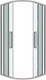 Миниатюра изображения товара Душевой уголок Grossman Cosmo 80x80x195 / 301.K33.02.8080.10.00