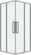 Миниатюра изображения товара Душевой уголок Grossman Cosmo 80x80x195 / 300.K33.02.8080.10.00 (хром/прозрачное стекло)