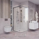 Миниатюра изображения товара Душевой уголок Grossman Cosmo 80x80x195 / 300.K33.02.8080.10.00 (хром/прозрачное стекло)