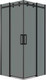 Миниатюра изображения товара Душевой уголок Grossman Classic 80x80x195 / 300.K33.04.8080.21.10 (черный матовый/тонированное стекло)
