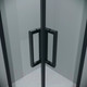 Миниатюра изображения товара Душевой уголок Grossman Classic 80x80x195 / 300.K33.04.8080.21.00 (черный матовый/прозрачное стекло)