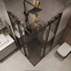 Миниатюра изображения товара Душевой уголок Grossman Classic 80x80x195 / 300.K33.04.8080.21.00 (черный матовый/прозрачное стекло)