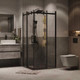 Миниатюра изображения товара Душевой уголок Grossman Classic 80x80x195 / 300.K33.04.8080.21.00 (черный матовый/прозрачное стекло)