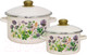 Миниатюра изображения товара Набор кастрюль Эмаль Адель 2-213/4