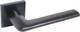 Миниатюра изображения товара Ручка дверная Аллюр Арт Тина BL 88150 (матовый черный)