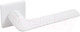 Миниатюра изображения товара Ручка дверная Аллюр Арт Тина W 88110 (матовый белый)