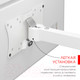 Миниатюра изображения товара Кронштейн для телевизора Holder LCDS-5064 (белый)
