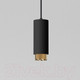 Миниатюра изображения товара Потолочный светильник Elektrostandard Nubis GU10 50122/1 (черный/золото)