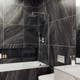 Миниатюра изображения товара Стеклянная шторка для ванны MaybahGlass MGV-63-5у (прозрачное стекло/хром матовый)