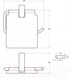 Миниатюра изображения товара Держатель для туалетной бумаги Cezares SLIDER-PH-IN (сатин)