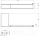 Миниатюра изображения товара Держатель для туалетной бумаги Cezares SLIDER-PH1-NOP (черный матовый)
