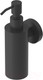 Миниатюра изображения товара Дозатор для жидкого мыла Cezares RELAX-SOIS-M-NOP (черный матовый)