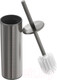 Миниатюра изображения товара Ершик для унитаза Cezares RELAX-TBS-M-GM (оружейная сталь)