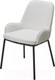Миниатюра изображения товара Стул M-City Brio / 629M05643 (cato-01 белый фактурная ткань/черный)