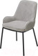 Миниатюра изображения товара Стул M-City Brio / 629M05645 (cato-16 светло-серый фактурная ткань/черный)