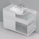 Миниатюра изображения товара Тумба под умывальник AM.PM Func M8FFUX1002WM (белый матовый)