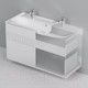 Миниатюра изображения товара Тумба под умывальник AM.PM Func M8FFUX1202WM (белый матовый)