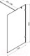 Миниатюра изображения товара Душевая стенка AM.PM X-Joy 110x195 / W94WI-110-F1-BTE (черный/прозрачное стекло)