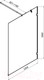 Миниатюра изображения товара Душевая стенка AM.PM X-Joy 120x195 / W94WI-120-F1-MTE (хром/прозрачное стекло)