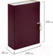 Миниатюра изображения товара Коробка архивная Staff 126900 (бордовый)