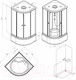Миниатюра изображения товара Душевая кабина AM.PM X-Joy Deep 90x90 / W94C-401A-090MT