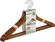 Миниатюра изображения товара Набор деревянных вешалок-плечиков Attribute Status AHO231 (3шт)