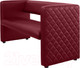 Миниатюра изображения товара Диван Brioli Джино двухместный  (L16/вишневый)