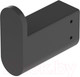 Миниатюра изображения товара Крючок для ванной Cezares STYLUS-HK-NOP (черный матовый)
