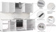 Миниатюра изображения товара Кухонный гарнитур Mio Tesoro Корнелия Ода-плюс 2.4 (белый/мрамор итальянский)