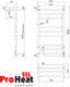 Миниатюра изображения товара Полотенцесушитель электрический ProHeat Line 50х80 (полка, терморегулятор, таймер)