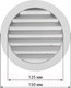 Миниатюра изображения товара Решетка вентиляционная TDM SQ1807-0801