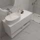 Столешница для тумбы в ванную ЗОВ 13 / CKP13W1195458C2S (белый) — фото 6