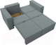 Миниатюра изображения товара Диван Лига Диванов Куба мини / 121891 (рогожка Амур серый)